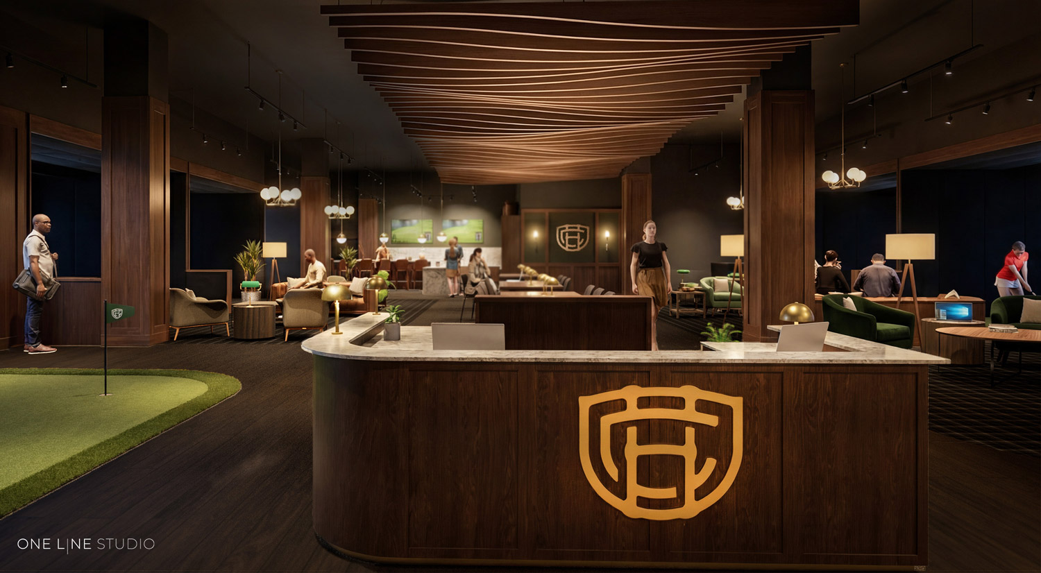Cherry Creek Golf Lounge Entrance